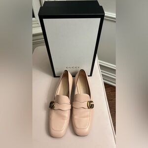 Gucci Marmont GG pink loafers 39.5